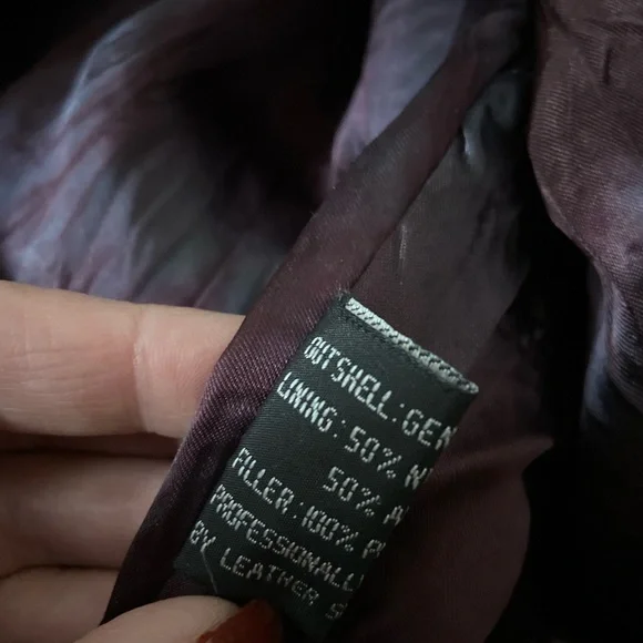 Fluid Internationale~Men’s~Vtg.~Dark Green~Genuine Leather~Bomber Jacket~Size XL - Picture 15 of 16